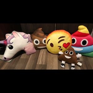 Emoji Throw Pillows